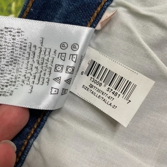 BCBG Blue Distressed Denim Shorts 27 - Picture 16 of 16